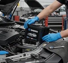 Battery installation